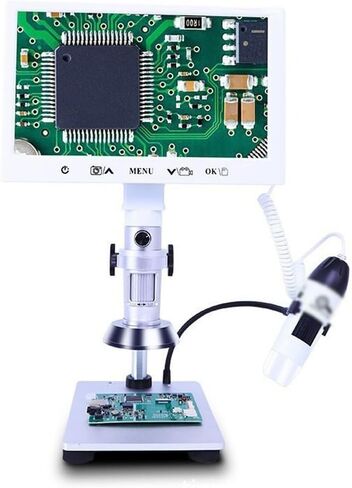 Industrial Microscope 1600W Pixel Photography Audio Video Connected to The Computer in Kuwait