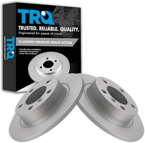 TRQ Front Brake Rotor Set Compatible with 2007-2018 Sprinter 2500 Sprinter 3500 in Saudi Arabia