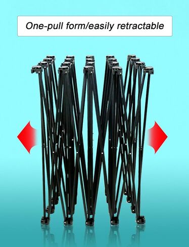 Outdoor Portable Pop Up Backdrop Stand - Collapsible Iron Display Stands Frame for Trade Show Exhibition Conference Booth(230x155cm/90.5x61in) in Saudi Arabia