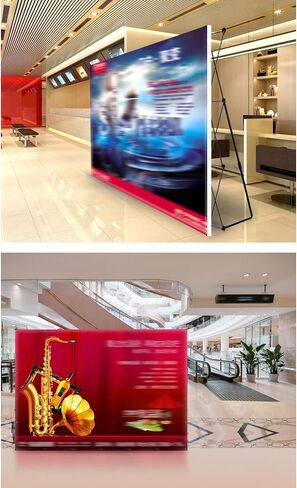 Outdoor Portable Pop Up Backdrop Stand - Collapsible Iron Display Stands Frame for Trade Show Exhibition Conference Booth(230x155cm/90.5x61in) in Saudi Arabia