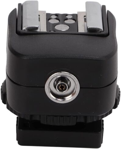 Pissente TF 334 HOT Shoe Adapter with PC SYNC Port, Flash Adapter for A7/A9 Series Cameras, Compatible with SPEEDLITES in Saudi Arabia