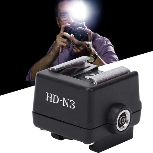 HotShoeAdapterBasePCFlashLightHotShoeMountingAdapterHDN3CameraAccessories. Optimized for Video Camera use, This Adapter Offers Seamless Integration and Superior Performance. Compac in Saudi Arabia