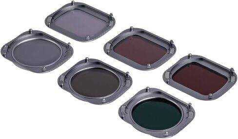 مجموعة فلاتر Aries ND لـ DJI Mavic 2 pro، 6 عبوات (CPL، UV، ND4، ND8، ND16، ND32) in Saudi Arabia