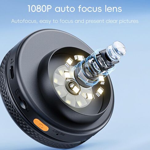مجهر رقمي محمول Sanpyl 500X مع شاشة IPS مقاس 2 بوصة، وإضاءة LED 3 مستويات وتسجيل فيديو للصور للبالغين والأطفال وكبار السن in Saudi Arabia
