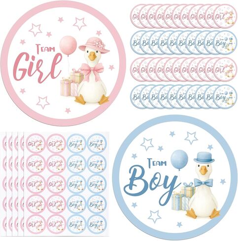 Honoson 100 PCS Boho Pumpkin Canser Consles 2 Inges Orange Green Team Boy أو Girl Baby Shower Label in Kuwait