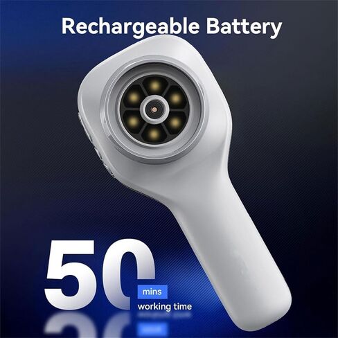 مجهر محمول بتكبير 500 مرة، تصميم مدمج، 6 مصابيح LED قابلة للتعديل، شاشة LCD لدراسة النباتات المعدنية، مجهر محمول للوصلة in Kuwait