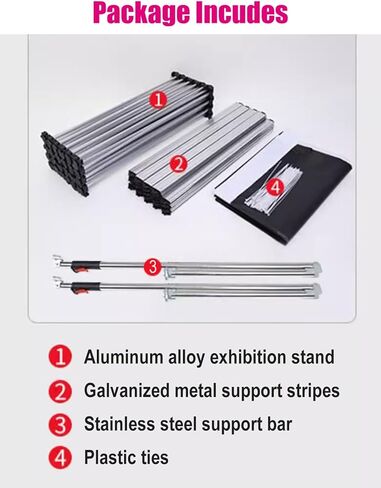 Standing Trade Show Booth Display Banner, Tension Fabric Backdrop Frames for Birthday Party Commencement Wedding Photoshoot, Portable Pop Up Stand(3.05m(10ft) Hx5.3m(17.4ft) L) in Saudi Arabia