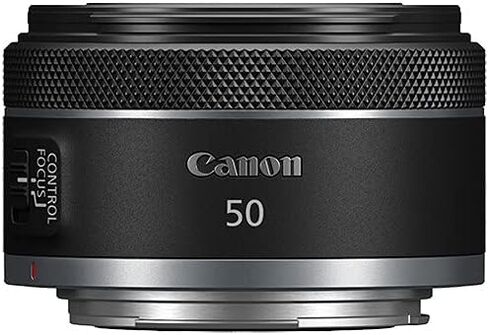 عدسة كانون RF 50 ملم f/1.8 STM | برايم قياسي مدمج مع فتحة f/1.8 ساطعة وتركيز تلقائي سلس STM | للصور الشخصية وتصوير الشوارع والتصوير اليومي (4515C002) + محول EF-EOS R + حقيبة + بطاقة سعة 64 جيجابايت in Saudi Arabia