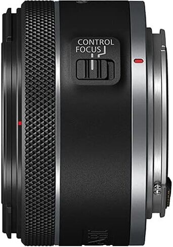 عدسة كانون RF 50 ملم f/1.8 STM | برايم قياسي مدمج مع فتحة f/1.8 ساطعة وتركيز تلقائي سلس STM | للصور الشخصية وتصوير الشوارع والتصوير اليومي (4515C002) + محول EF-EOS R + حقيبة + بطاقة سعة 64 جيجابايت in Saudi Arabia