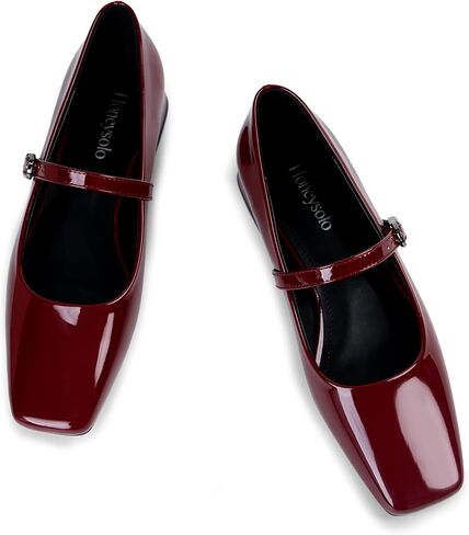 Low Heel Adjustable Strap Ballet Flats for Daily Work and Casual Wear in Kuwait