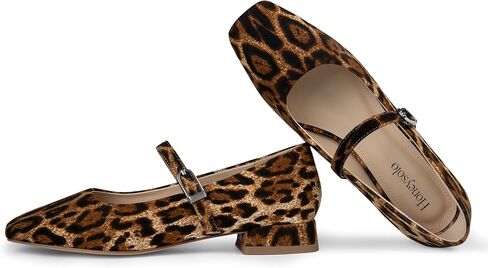 Low Heel Adjustable Strap Ballet Flats for Daily Work and Casual Wear in Kuwait
