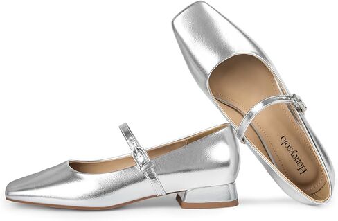 Low Heel Adjustable Strap Ballet Flats for Daily Work and Casual Wear in Kuwait