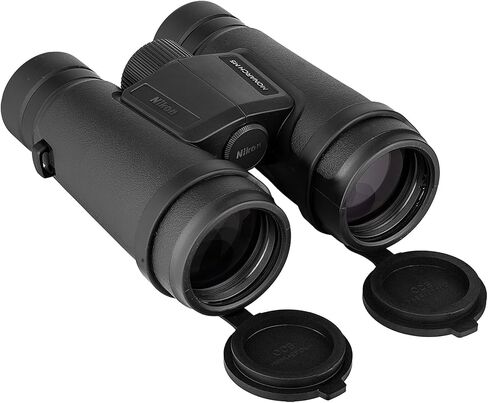 منظار نيكون مونارك M5 12x42 | مقاوم للماء، ومضاد للضباب، وبصريات خارجية عالية الطاقة (16769) + حقيبة ظهر بحزام + مصباح يدوي + طقم تنظيف + حزام تعليق + حافظة للغطاء (متجددة) in Kuwait