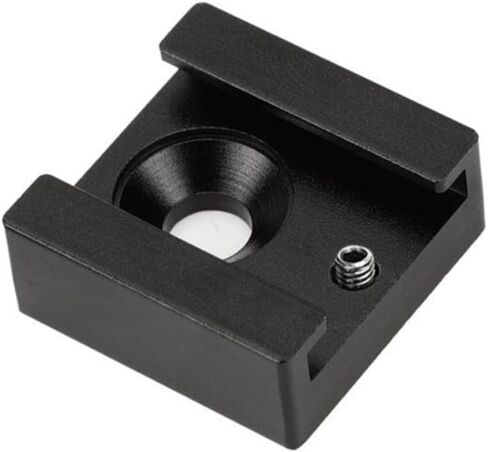 2Pcs Cold Shoe Flash Adapter Mounts Quick Release Bracket for Camera Photography Lighting Stands Black Multifunctional Shoe Flash Bracket Compatible with DSLR and Studio Lights in Saudi Arabia