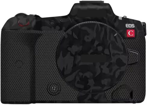 R5C Camera Cover Skin Sticker for Canon EOS R5 C Camera Protector Film Skin Anti-Scratch Protective Decoration (Shadow Camo Black) in Kuwait