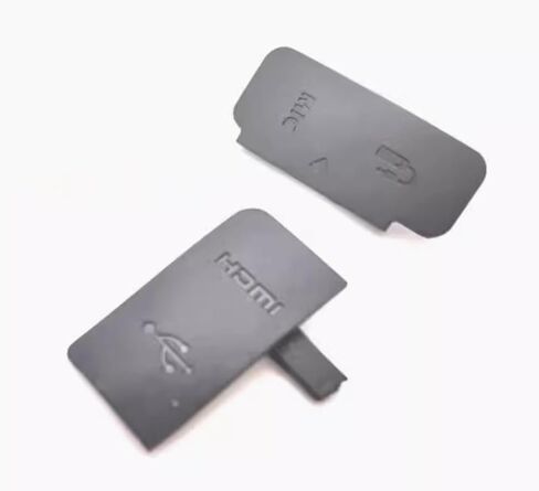 غطاء USB جديد MIC HDMI واجهة التوصيل باب مطاطي أسود متوافق مع Canon EOS 200D Rebel SL2 Kiss X9 in Kuwait