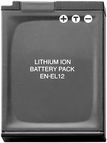 Power2000 EN-EL12 Rechargeable Battery with Cleaning Kit for Nikon Coolpix A900, AW130, P340, S6800, S6900, S9700, S9900 Digital Cameras in Kuwait