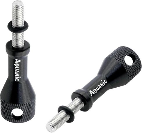 Aquanic Aluminum Alloy Thumbscrew, Tool-Free Camera Replacement Thumb Screw Screw Bolt with Spacer for Gopro Hero 13/12/11/10/9/8/7/6/5/4/3+, DJI Osmo, Insta 360, Sjcam Camera Tripod Mount in Saudi Arabia