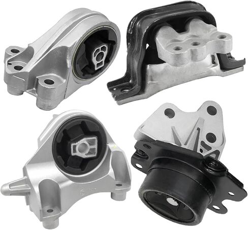 محرك المحرك 4PCS محرك ومجموعة MATTERN TRANCMISSE متوافقة مع Chevy Impala Monte Carlo لـ Buick Allure Lacrosse Regal for Oldsmobile Intrigue لـ Pontiac Grand Prix V6 3.8L A5309 ، A2866 in Kuwait