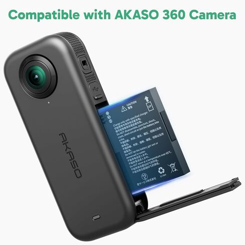AKASO 1x 1350mAh Rechargeable Cold-Resistant Battery 360 Camera in Saudi Arabia