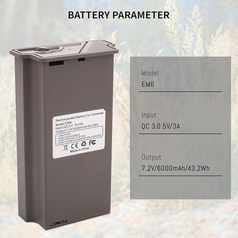 4 بطاريات كشف بقدرة 6000 مللي أمبير في الساعة، متوافقة مع Tactacam Reveal Ultra Pro 3.0، X Gen 2.0، X Gen 3.0، X، X Pro، XB، SK وشاحن بطاريات ذو 4 منافذ مع مؤشر بطارية LED (4 قطع بطاريات + شاحن) in Saudi Arabia