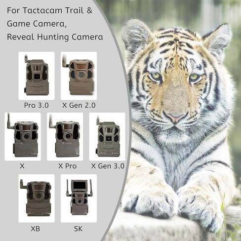 4 بطاريات كشف بقدرة 6000 مللي أمبير في الساعة، متوافقة مع Tactacam Reveal Ultra Pro 3.0، X Gen 2.0، X Gen 3.0، X، X Pro، XB، SK وشاحن بطاريات ذو 4 منافذ مع مؤشر بطارية LED (4 قطع بطاريات + شاحن) in Saudi Arabia