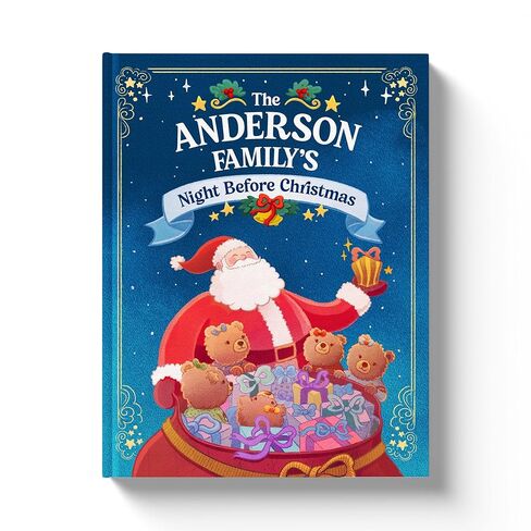 Personalized Christmas Book - Baby's First Customized Gift - Night Before Christmas Book - Custom Name Children's Gift in Saudi Arabia