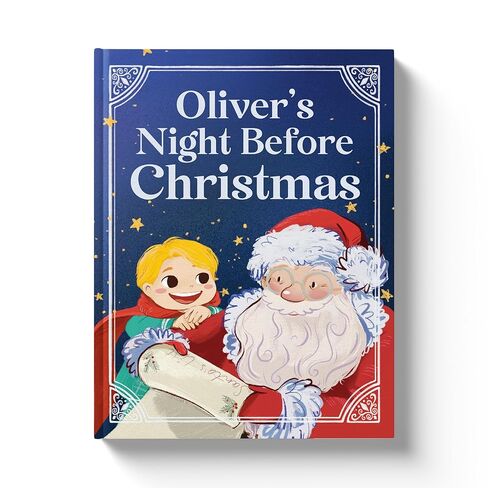 Personalized Christmas Book - Baby's First Customized Gift - Night Before Christmas Book - Custom Name Children's Gift in Saudi Arabia