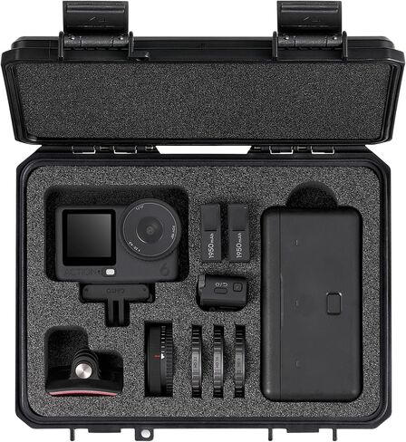 حافظة صلبة محمولة مقاومة للماء لملحقات كاميرا الحركة DJI Osmo Action 5 Pro/4/3 (طبقة واحدة) in Kuwait