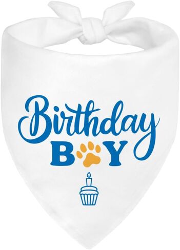 Birthday Girl Colorful Dog Bandana, Cute First Birthday Pet Scarf Photo Prop, Puppy Birthday Party Puppy Scarf Accessory Decoration for Dogs Lover, Birthday Gifts for Dog Girl in Kuwait