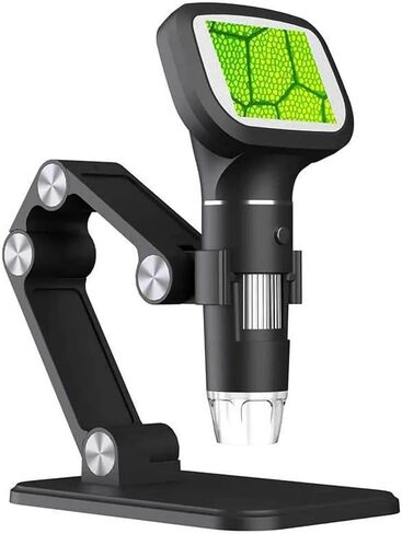 Digital Microscope, 2Pcs 2.4" Digital Microscope 1600X Magnifier 1080P HD Inspection Camera,Pocket Portable in Saudi Arabia