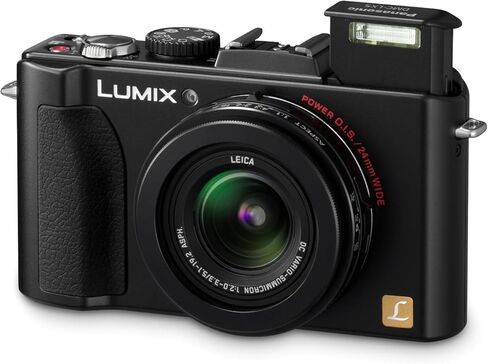 كاميرا باناسونيك لوميكس DMC-LX5 الرقمية بدقة 10.1 ميجابكسل مع تكبير بصري للصورة 3.8x وشاشة LCD مقاس 3.0 بوصة - أسود (الطراز القديم) in Saudi Arabia