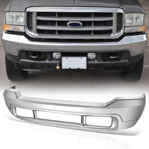 شريط الوجه الأمامي للسلالة التلقائية متوافق مع 2000-2004 فورد F-250 F-350 Super Duty ، FO1002365 ، الطلاء لتتناسب مع الأسود in Kuwait