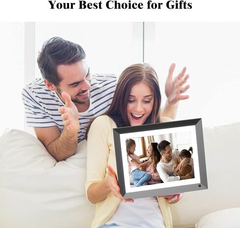 إطار صور رقمي مقاس 11 بوصة لعرض شرائح WiFi - إطار صورة رقمي - 2K IPS 2176 * 1600 إطار صورة بشاشة تعمل باللمس مع تخزين 32 جيجابايت، مستشعر حركة، مشاركة الصور ومقاطع الفيديو عبر البريد الإلكتروني للتطبيق، هدايا للأم والأب in Kuwait