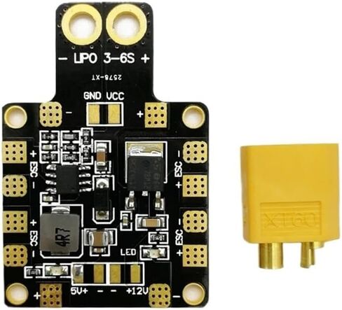 30.5*30.5 مللي متر 3-6S محور الطاقة PDB XT60 لوحة توزيع الطاقة PDB-XT60 مع BEC 5 فولت/12 فولت لطائرة بدون طيار FPV كوادكوبتر QAV210 250 in Kuwait