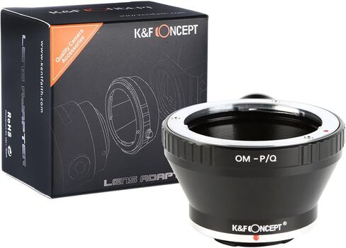 K&F Concept Lens Adapter Replacement for OM Lens Compatible with Q PQ P/Q Camera in Saudi Arabia