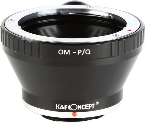 K&F Concept Lens Adapter Replacement for OM Lens Compatible with Q PQ P/Q Camera in Saudi Arabia