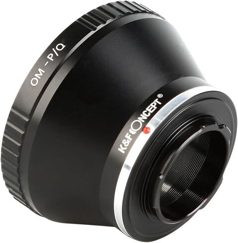 K&F Concept Lens Adapter Replacement for OM Lens Compatible with Q PQ P/Q Camera in Saudi Arabia