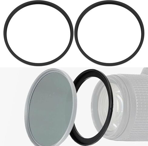 SING F LTD 2Pcs 86mm - 82mm Stepping Ring Camera Inverter Ring for SLR Camera Black in Saudi Arabia