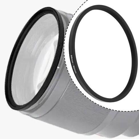 SING F LTD 2Pcs 86mm - 82mm Stepping Ring Camera Inverter Ring for SLR Camera Black in Saudi Arabia