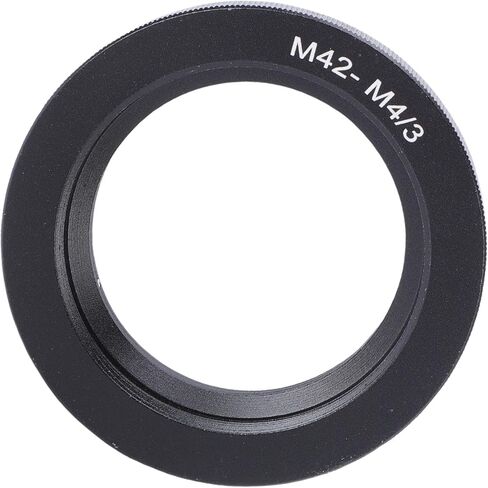حلقة محول محول العدسة M42 إلى M4 / 3، محول تركيب عدسة رفيع من سبائك الألومنيوم يتحول إلى جسم الكاميرا M4 / 3 للكاميرا بدون مرآة لملحقات التصوير الفوتوغرافي in Kuwait