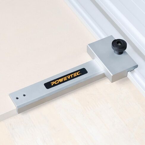 POWERTEC Track Saw Guide Rail Square, 90° Right Angle Guide Rail Protractor, Adjustable Square Guide Compatible with Festool,Makita,Milwaukee, Ridgid,Kreg (71962) in Saudi Arabia