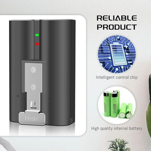 (4 عبوات بطاريات + محطة شحن USB مزدوجة) بطارية V4 لكاميرا جرس الباب الدائري 1/2/3/4/3+/3plus، كاميرا Stick Up (الجيل الثاني والثالث)، كاميرا ثقب الباب/كاميرا الأضواء/كاميرا الأضواء الشمسية/كاميرا داخلية وخارجية in Saudi Arabia