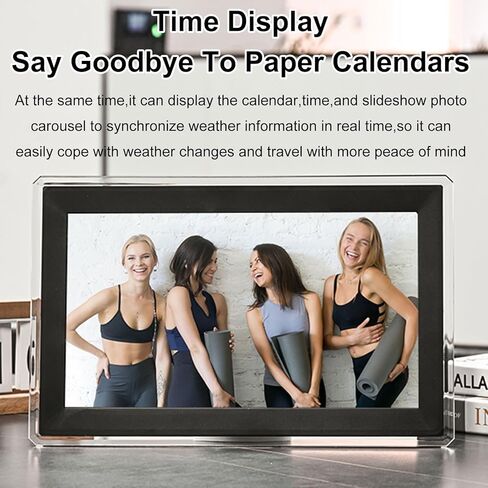 15.6 Inch Large Digital Photo Frame, WiFi Digital Photo Frame with 32GB Storage, Large Electronic Photo Frames, FHD 1080P Touch Screen, Gifts for Parents and Grandparents (US Plug) in Saudi Arabia