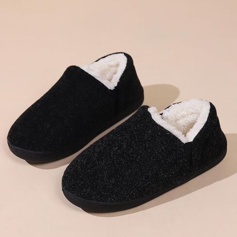 Women's Memory Foam House Slippers Ladies Warm Closed Back House Shoes with Non-Slip Outdoor Rubber Sole in Saudi Arabia