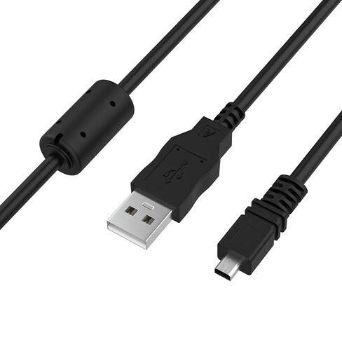 كابل يو اس بي UC-E6 متوافق مع نيكون D3200 D3300 D3400 D5000 D5200 D5300 D5500 D7100 D7200 D750، Coolpix B500 L330 L340 L620 L820 P500 P510 S01 S3000 S3100 S6000 S6300 كاميرا S8100 AW100 (1 م) in Kuwait