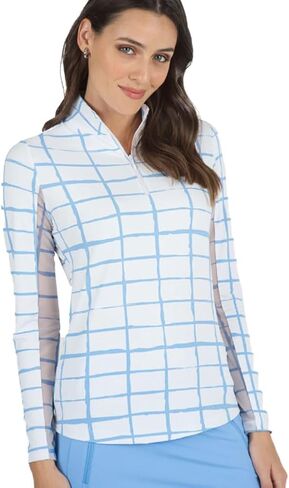 Cordova Print Long Sleeve Mock Neck Top-Cordova Print Long Sleeve Mock Neck Top-10495 in Saudi Arabia