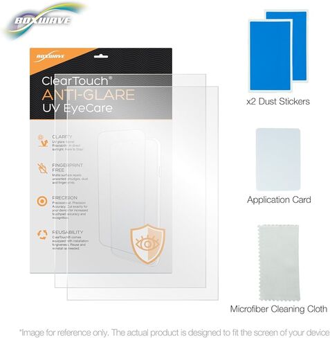 BoxWave Screen Protector Compatible With Kodak PixPro AZ528 - ClearTouch Anti-Glare Anti-UV EyeCare (2-Pack), Filters out Harmful Blue Light Reduce Fatigue in Saudi Arabia
