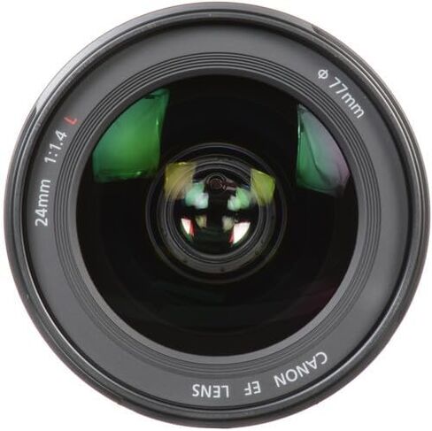 Canon EF 24mm f/1.4L II USM Lens | L-Series Wide-Angle Prime with Bright f/1.4 Aperture & Fast Autofocus | Great for Landscapes & Astrophotography (2750B002) + Adapter EF-EOS R + Bag + 64GB Card in Saudi Arabia