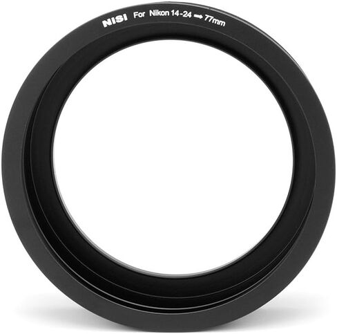 NiSi 77mm Adapter for Nikon 14-24mm Lens Filter Holder, Black (NIP-AD-N1424-77) in Saudi Arabia